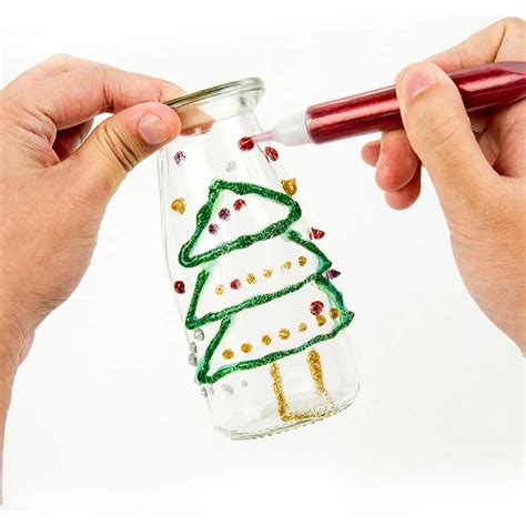 Set Of 30 Glitter Glue Pensadheres To Papercraft Sticksfabricfoam