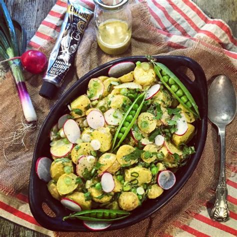 Curried Potato Salad With Peas And Cilantro The Lemon Apron