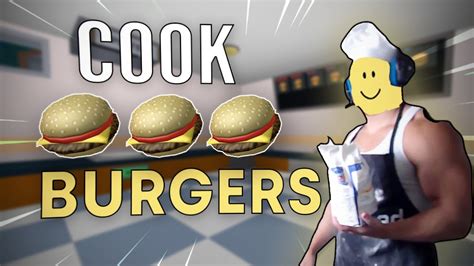 Roblox Cook Burgers Funny Moments Youtube