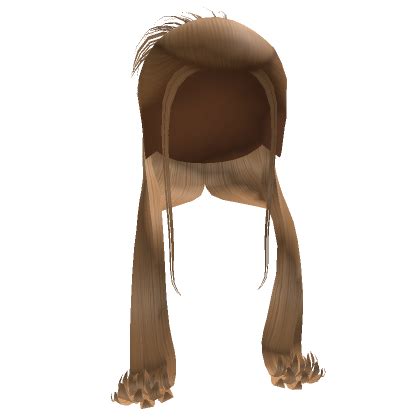 Half Updo Bun Blonde Roblox