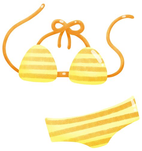 Summer Bikini With String Bra And Panties 39159681 PNG