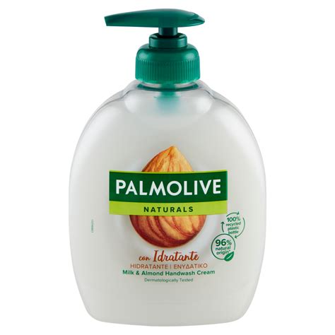 Palmolive Sapone Liquido Per Le Mani Naturals Latte E Mandorla Cura