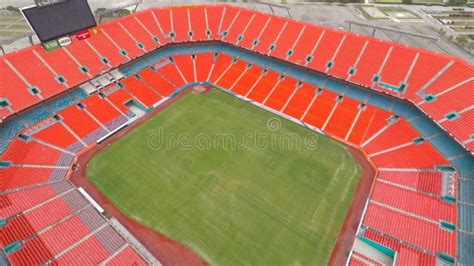 Aerial Sun Life Stadium Miami 7 Stock Video Video Of Roof Sports