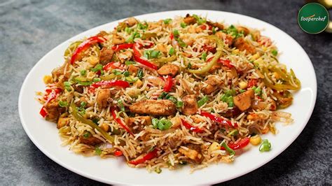 Chicken Fajita Rice Recipe By Sooperchef Youtube