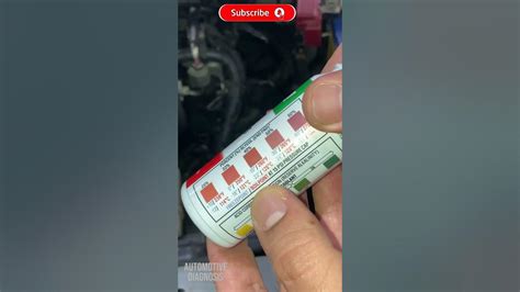 How To Test The Engine Antifreeze With Coolant Test Strips Shorts Engine Coolant Antifreeze