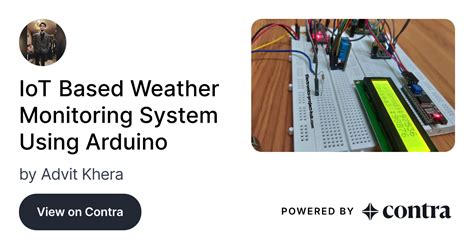 Iot Based Weather Monitoring System Using Arduino By Advit Khera