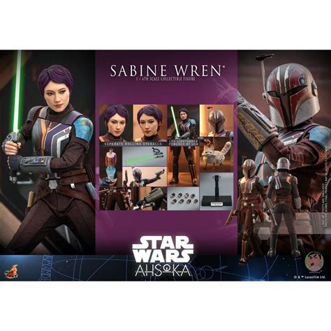 Hot Toys TMS Star Wars Ahsoka Sabine Wren Th Scale Collectible Figure Shopee Malaysia