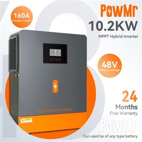 Powmr Kw On Grid Off Grid Hybrid Inverter Vdc Vac Pv Panel