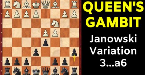 Queen's Gambit Declined - Janowski Variation