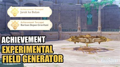 New Boss Experimental Field Generator Achievement【genshin Impact】 Youtube