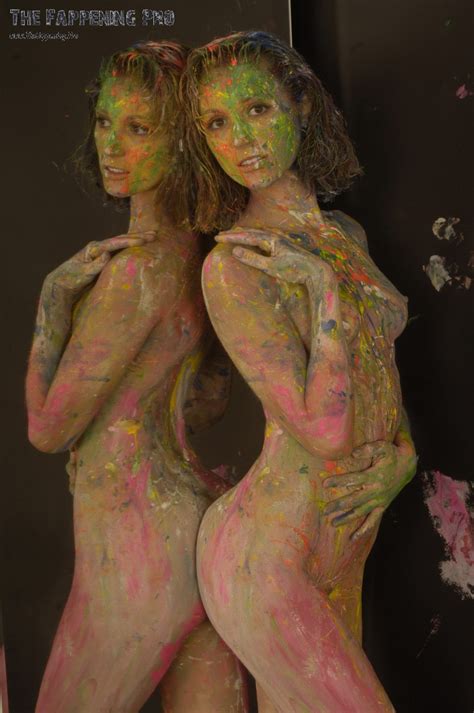 Becca Scott Nude Bodypaint Photos The Fappening