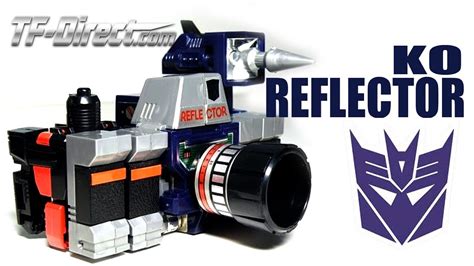 Ko Transformers G1 Reflector Decepticon Robot Camera Review Youtube