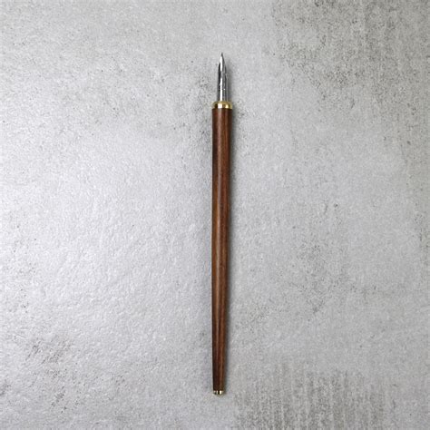 Rosewood – Straight Calligraphy Pen | Calligraphy pen, custom pen, wood ...