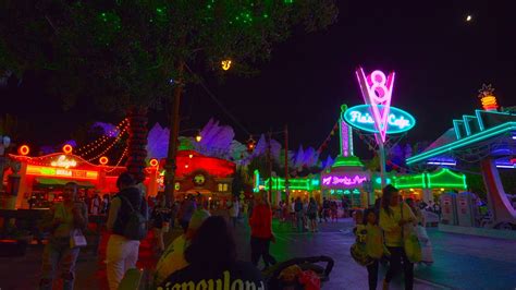 Halloween Ambience In Cars Land California Adventure 4K 60FPS HDR