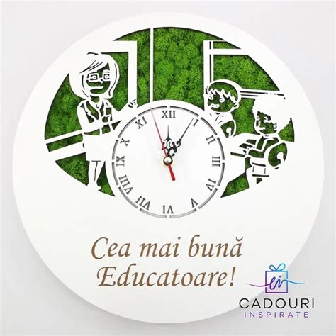 Ceas Cu Licheni Cadou Educatoare Cadouri Inspirate Ro