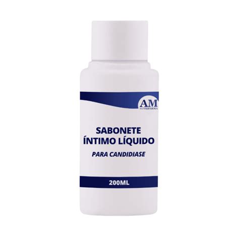 Sabonete Para Candidiase Masculina - Sabonete Íntimo para Candidíase - 200ml | Am Nutrifarma