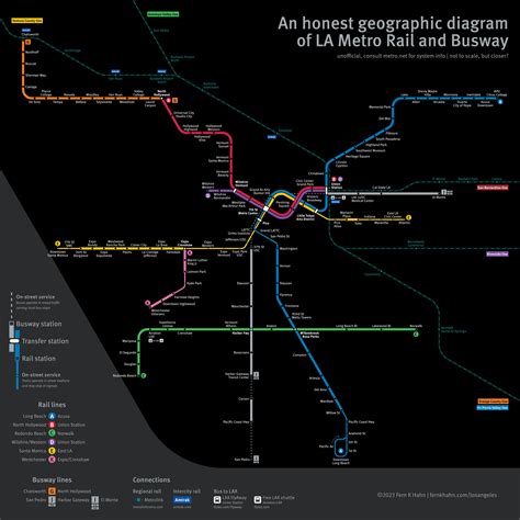 Fern K Hahn - LA rail and busway map