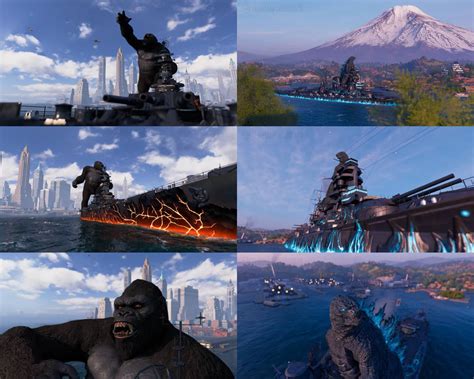 Godzilla Vs Kong World Of Warships 2022 2 By Mnstrfrc On Deviantart