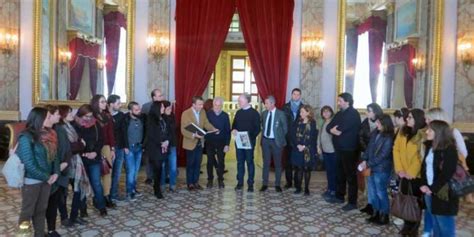 Stefano Mariottini In Visita Al Palazzo Della Provincia Di Reggio