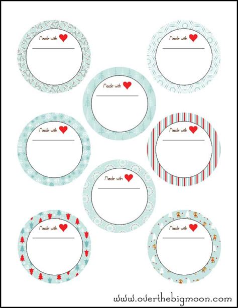 Free Xmas Labels Printable | New Calendar Template Site