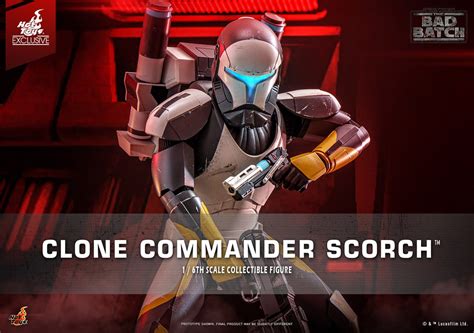 Hot Toys TMS 130 Star Wars The Bad Batch Commander Scorch Hot Toys Complete Checklist