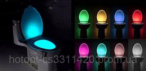 Купить Подсветка для унитаза led light bowl 8 цветов с датчиком ho ...