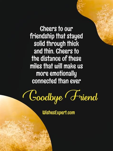 Farewell Message To A Friend Going Abroad