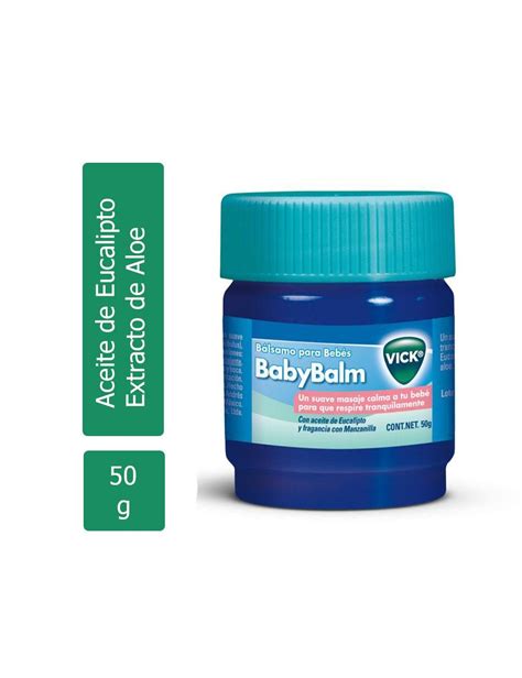 Precio Vick babybalm bálsamo para bebés tarro con 50g Farmalisto MX