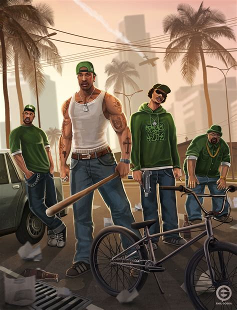 GTA San Andreas (2) | Images :: Behance