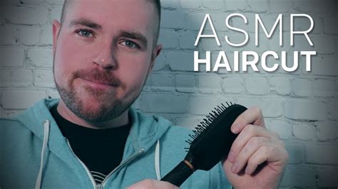 Asmr Relaxing Haircut ️ Binaural Spa Wash Dry Cut And Style Youtube