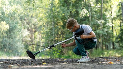 Detectores de metales para niños La diversión de buscar tesoros