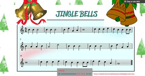 Maestra M Nica Partitura Wix Jingle Bells Para Flauta