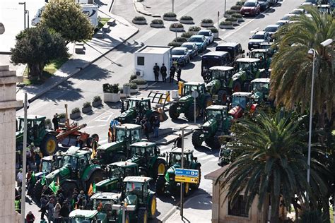 La Tractorada De Los Agricultores Valencianos En Im Genes