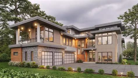 3 Story Modern Contemporary House Plans - Home Alqu