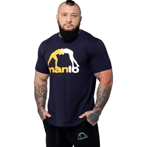Футболка Manto Logo Navy manshirt0522 купить в интернет-магазине Fightwear