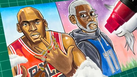 NBA Nicknames Drawn In WILD Art Styles PART 2 YouTube