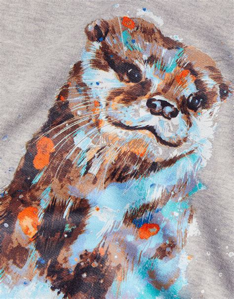 Otter Sweater Wwf Uk Collaboration Grey