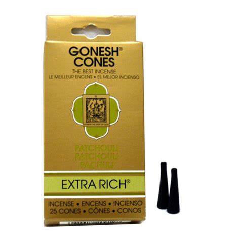 Extra Rich Musk Gonesh Incense Cones Oriental Enterprises