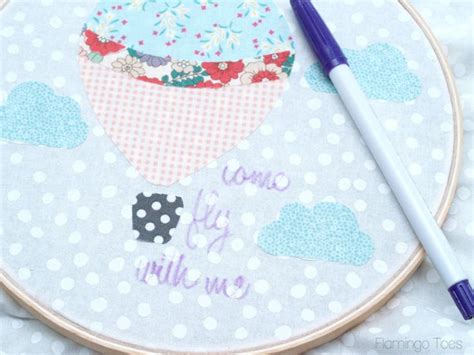 Come Fly With Me Hot Air Balloon Hoop Art Hoop Art Balloons Air Balloon