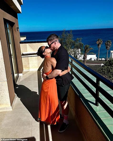 Strictly S Karen Hauer Flaunts Her Toned Abs In A Skimpy Bikini During Break With Her Pals