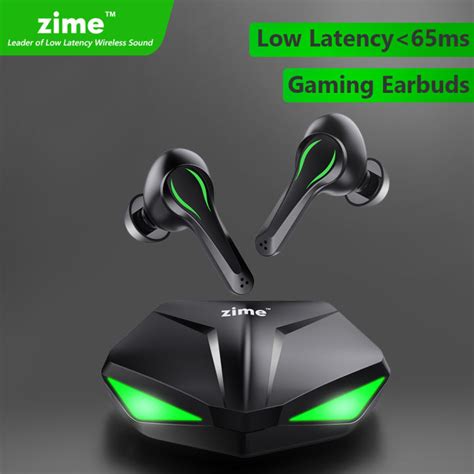 Zime Winner Gaming Earbuds 65ms Low Latency TWS Bluetooth Earphone with ...