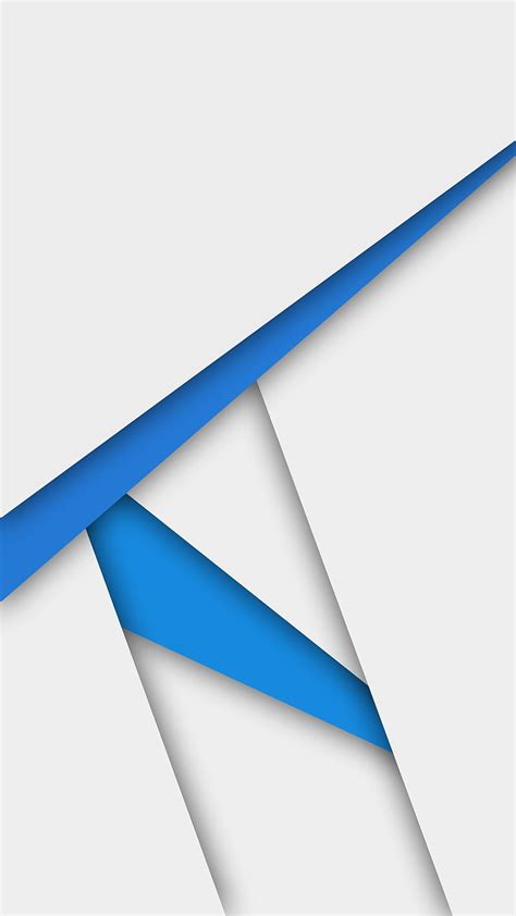 Diseño de materiales abstracto androide azul minimalismo patrón