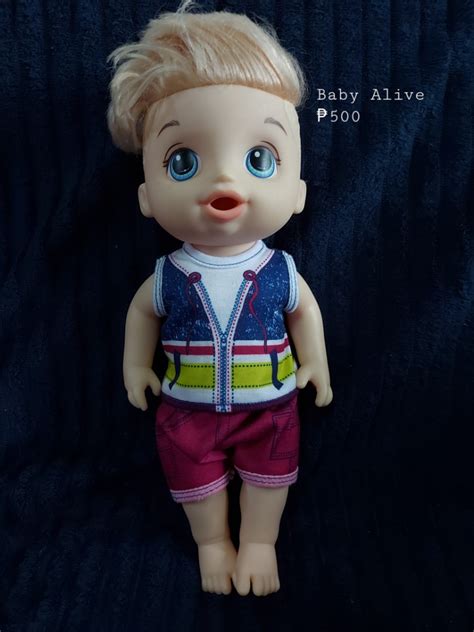 Baby Alive Blonde Hair Baby Boy Hobbies Toys Toys Games On Carousell