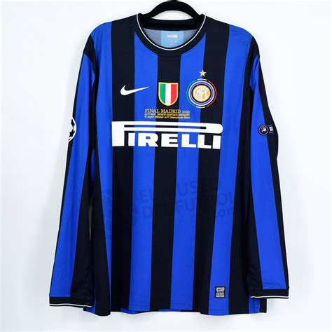 Camiseta 1ª Inter Milán 2009-10 #4 ZANETTI Final Champions 2010 vs