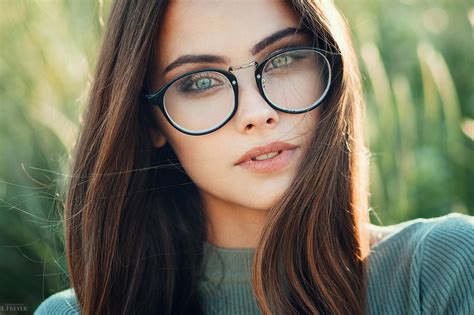 Glasses Brunette Telegraph