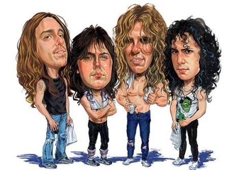 Musician Cartoons And Caricatures Gallery Metallica Art Celebrity