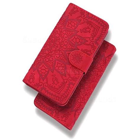 Retro Embossing Mandala Flower Leather Wallet Case For Huawei Honor 9