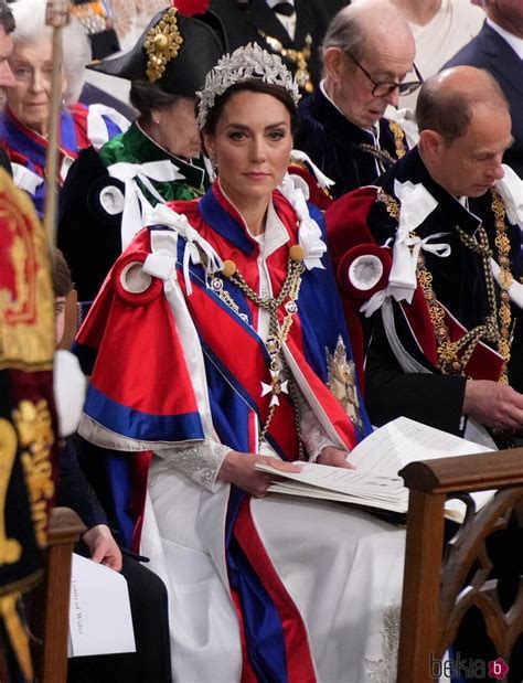 Kate Middleton durante la Coronación de Carlos III Coronación de