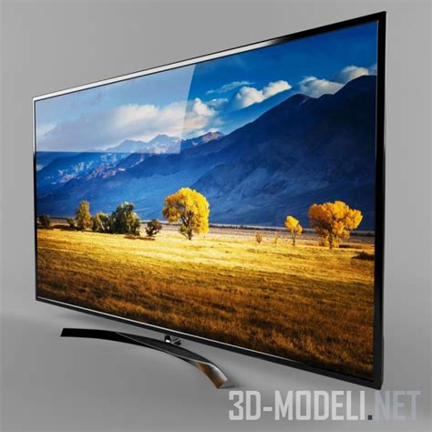 3D модель – Телевизор Super Ultra HD LG 65UH770v 4K