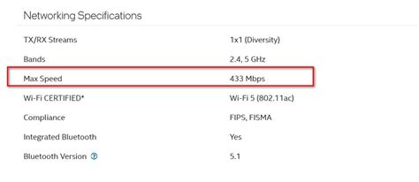 Solved: Intel AC 9462 low Max speed (as compared to advertised speed ...